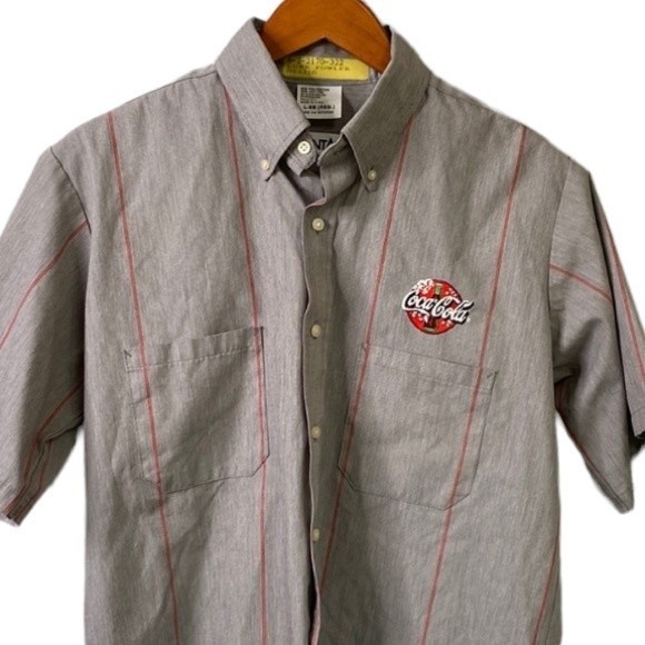 Vintage Coca Cola Drivers Work Shirt Uniform Collectible Embroidery Button Down - Picture 12 of 13
